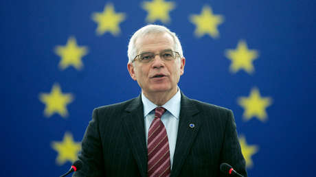 Josep Borrell en el Parlamento Europeo. Estrasburgo, 15 de enero de 2007.