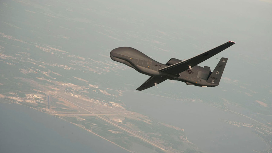 hiding in the skies: us spy drone reportedly spotted near crimea
