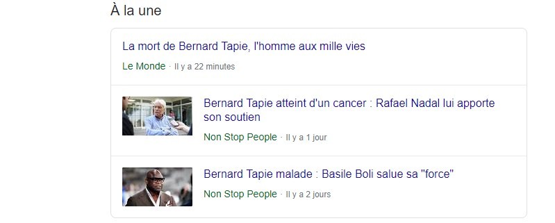 Le Monde dévoile par erreur la mort de Bernard Tapie, le quotidien plaide «l'erreur technique»