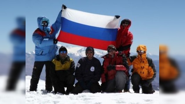 Un grupo de siberianos escaló con éxito el Aconcagua