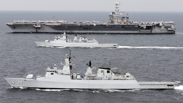 Un portaaviones estadounidense se adentra en las aguas del Mar de China Meridional
