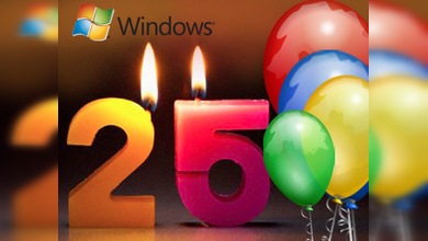 Windows cumple 25 años