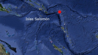 Segundo sismo del día: Terremoto de 7,0 grados hace temblar a las islas Salomón