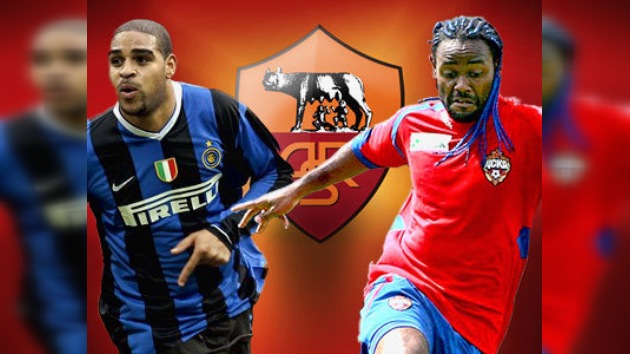 Vágner Love y Adriano, cada vez más cerca del AS Roma