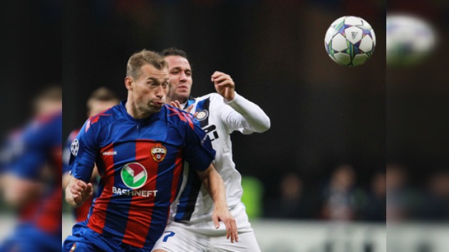 Liga de Campeones: CSKA cae ante un sólido Inter de Ranieri