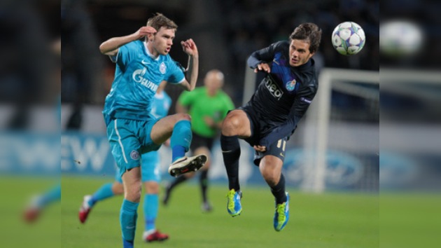 El Zenit remonta ante el Oporto en un inédito choque portuario