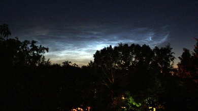 Extrañas nubes plateadas invaden el cielo de Siberia