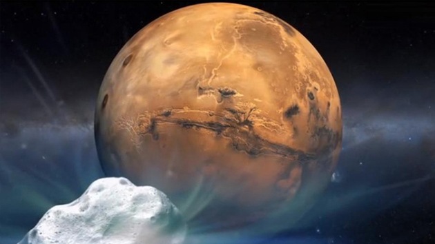 Video: El cometa Siding Spring se acerca a Marte a una distancia récord