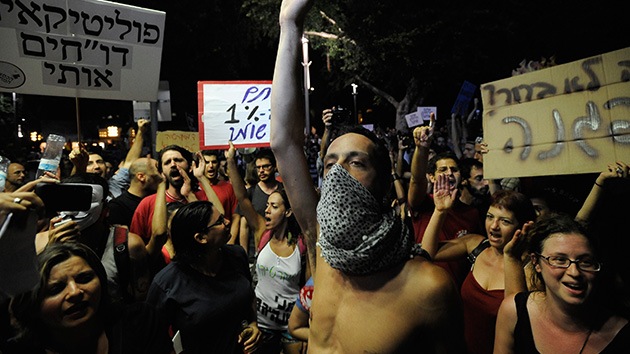 El otro 'muro' de las lamentaciones: Miles de israelíes salen a la calle contra la austeridad