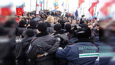 Congreso de nacionalistas ucranianos provocó disturbios en Sebastopol