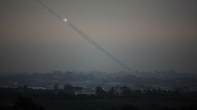Seis proyectiles lanzados desde Gaza alcanzan Israel