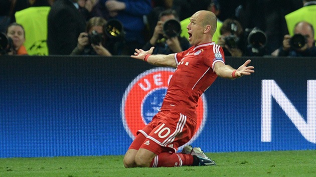 Robben da al Bayern de Múnich su quinta Champions con un gol en el último suspiro