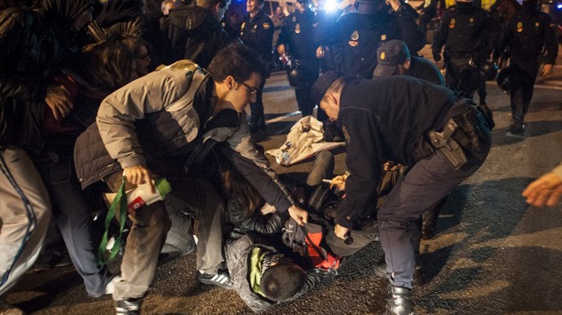 Ya son 62 los detenidos en la huelga de España