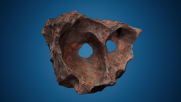Sale a subasta el meteorito con rostro