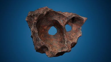 Sale a subasta el meteorito con rostro