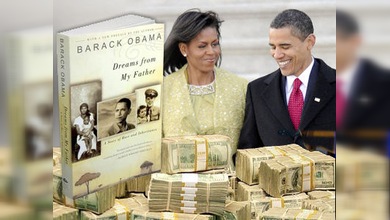 Obama obtiene ingresos millonarios en 2010 no por la política sino por sus libros de éxito