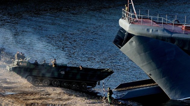 Rusia prueba su poderío en los ejercicios de desembarco en un archipiélago del Ártico