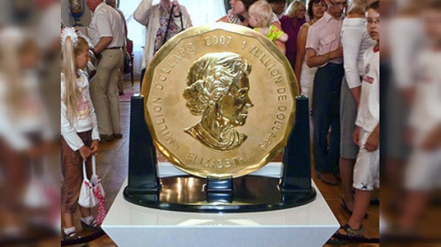 A subasta la moneda más grande del mundo
