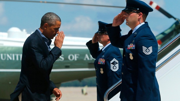 Obama parte hacia Europa sin pronunciarse sobre la decapitación de Sotloff
