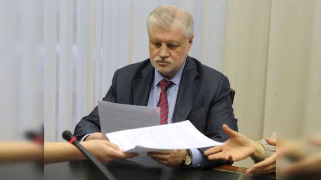 Serguéi Mirónov se postula como el primer rival de Putin en las presidenciales
