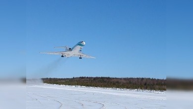 El TU-154 que realizó un aterrizaje forzoso surca de nuevo los aires