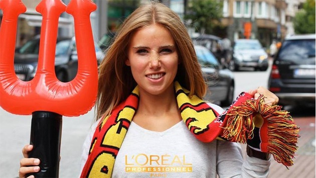 L’Oreal dice adiós a la hincha más guapa del Mundial