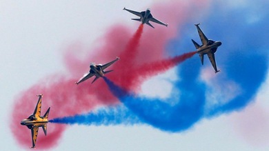 Los mejores momentos de la exhibición aérea de Singapur