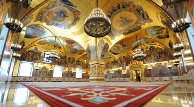El Palacio Facetado del Kremlin descubre su verdadero rostro