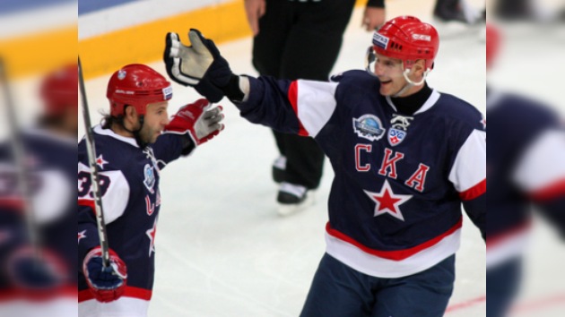 El SKA se impone al Carolina Hurricanes en un partido de exhibición