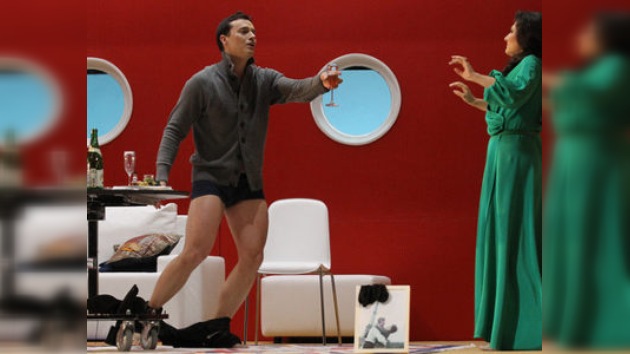 Un "murciélago" en el Teatro Bolshoi