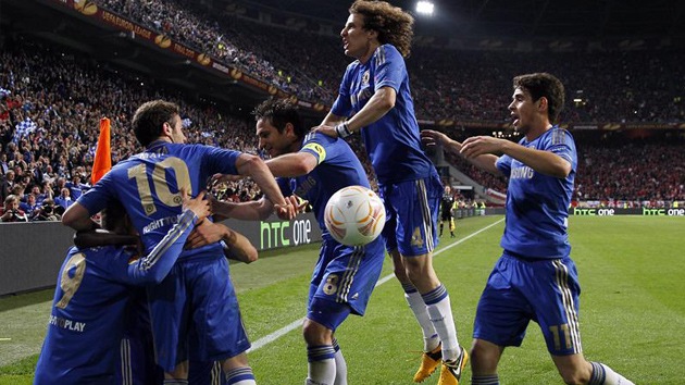 El Chelsea derrota al Benfica en el último minuto y gana la Europa League
