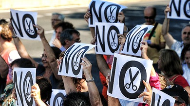 Toda España se moviliza contra los recortes del Gobierno de Rajoy