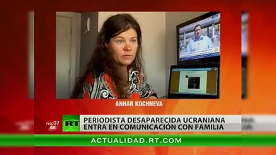 La periodista ucraniana desaparecida en Siria da señales de vida