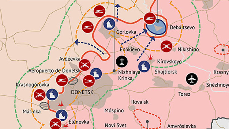 Infografía: Cómo queda el este de Ucrania después del acuerdo de Minsk