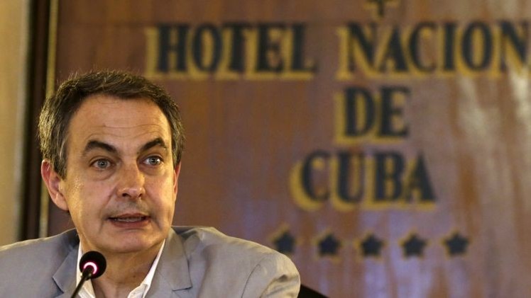 Malestar en el Gobierno español por la visita del expresidente español Zapatero a Cuba