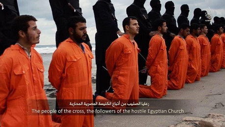 El Estado Islámico divulga el video de la decapitación de 21 egipcios cristianos