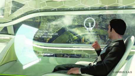 Video: Airbus promete ventanillas 'inteligentes' e interactivas