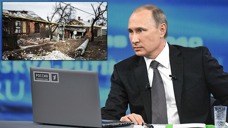 Putin: "Al no cumplir con sus deberes sociales, el propio Kiev aparta a Donbass de Ucrania"