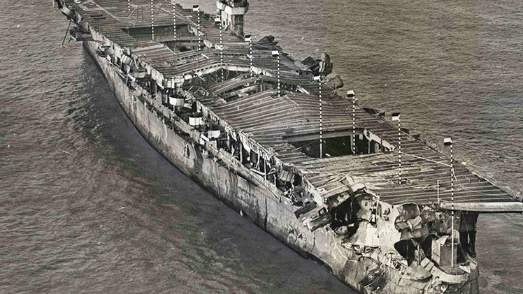 Portaaviones de la II Guerra Mundial hallado en California podría almacenar residuos nucleares