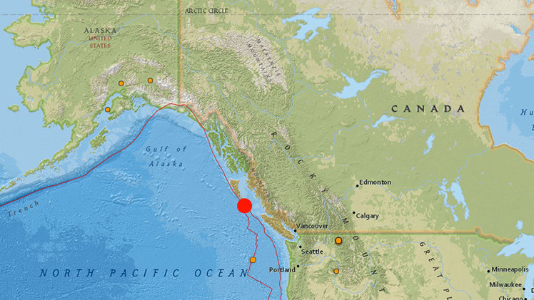 Un sismo de 6,1 sacude Canadá