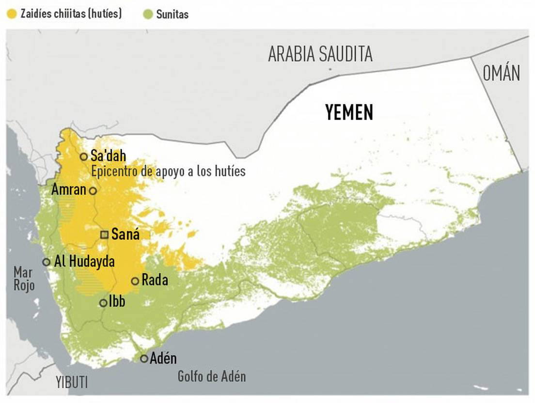 yemen mapa politico Seis mapas que ayudarán a entender mejor la situación actual en 