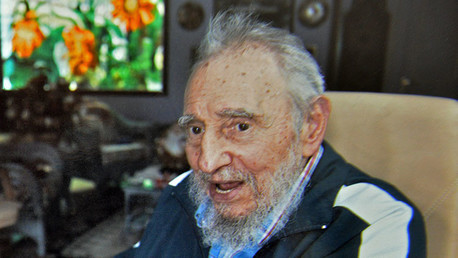 Fidel Castro participa en el encuentro de solidaridad con Venezuela