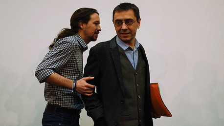 Pablo Iglesias anuncia la dimisión de Juan Carlos Monedero de la dirección de Podemos