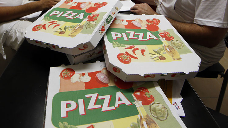 Científicos: Las cajas de pizza contienen químicos que pueden causar cáncer