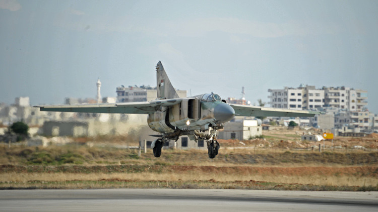 La Aviación siria destruye instalaciones militares de los terroristas en 98 misiones durante 3 días