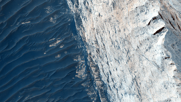 Marte en detalle: la NASA capta una imagen del cañón de Ofir