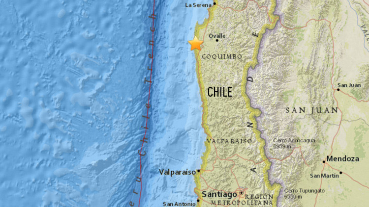 Se Registra En Chile Un Sismo De Magnitud 5 9 Rt