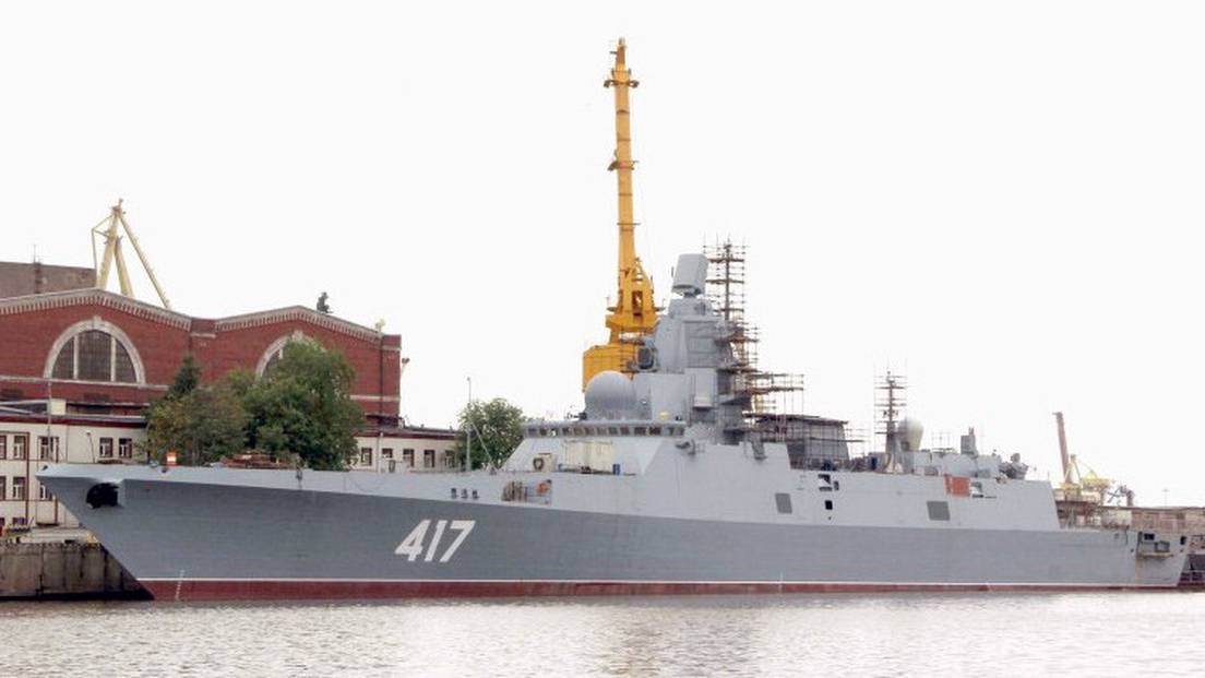 Resultado de imagen de nave invisible rusa es el almirante Gorshkov.