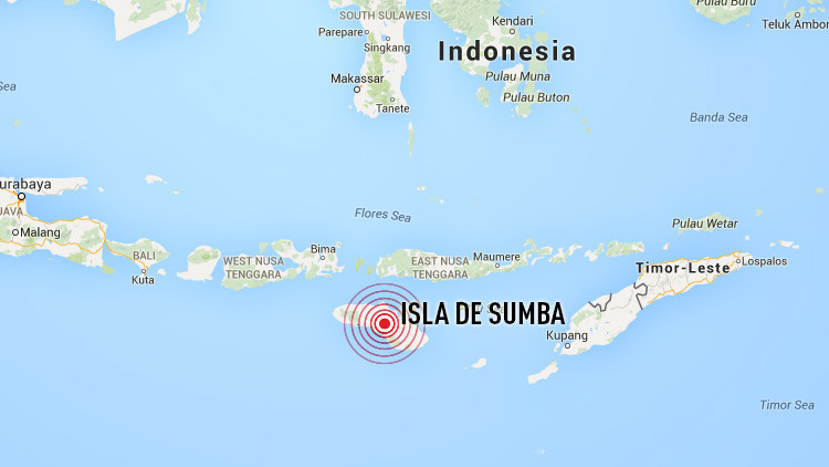 Un sismo de magnitud 6,5 deja incomunicada a una parte de Indonesia