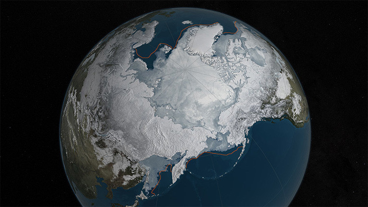 Video inquietante: La capa de hielo invernal del Ártico registra un mínimo histórico